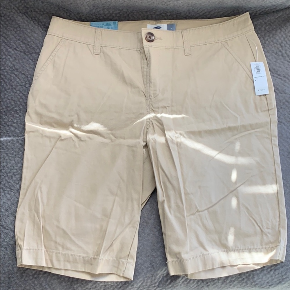 Old Navy Khaki Bermuda Shorts